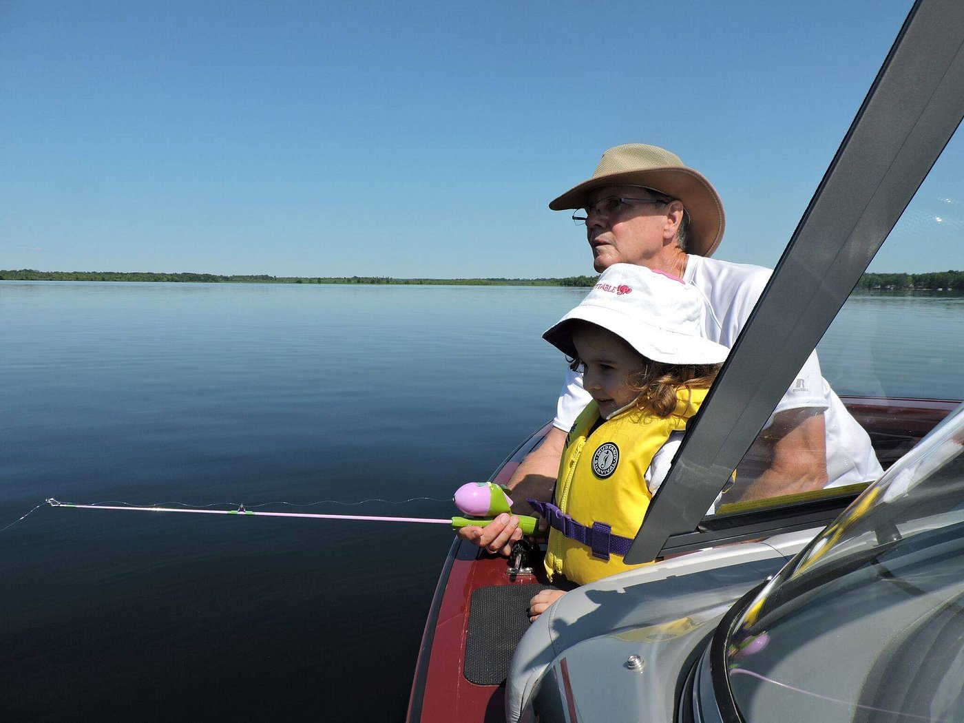Fishing on Rice Lake