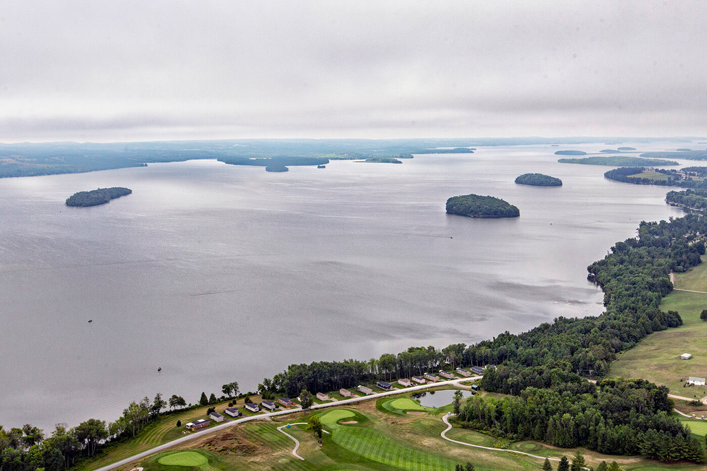 Rice Lake Aerial View